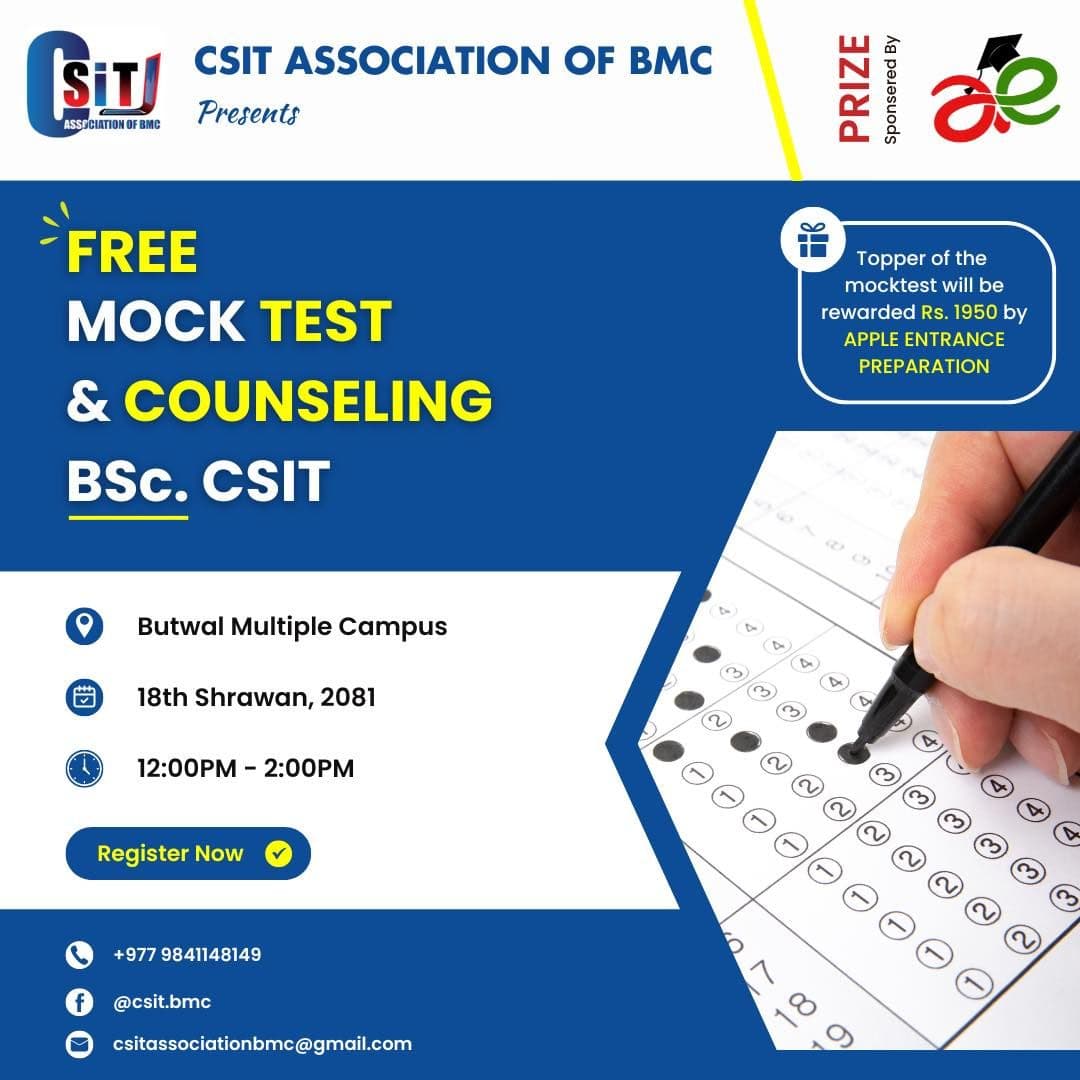 CSIT Entrance Mock Test